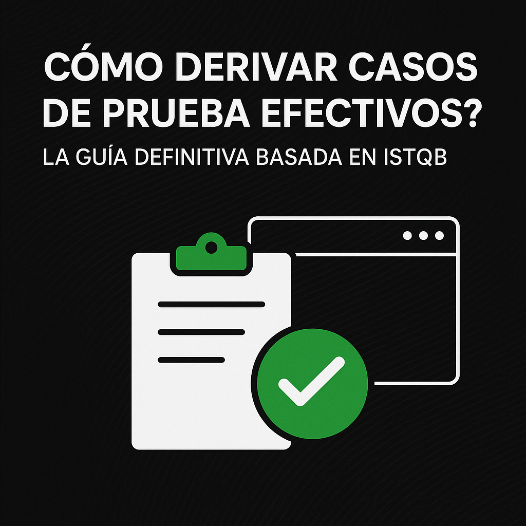 ¿Cómo derivar casos de prueba efectivos? La guía definitiva basada en ISTQB