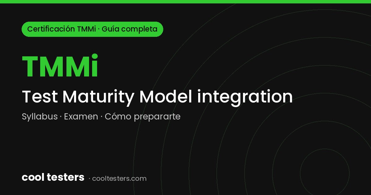 Cool Testers – certificacion tmmi mejora de procesos de prueba