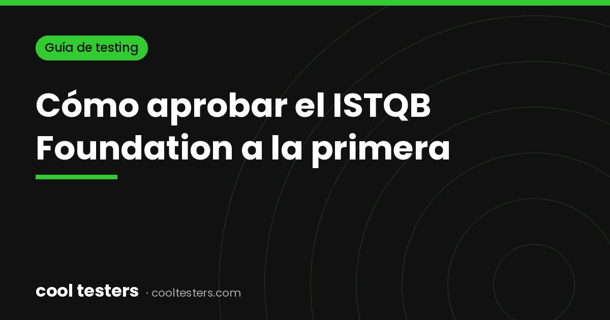 Cool Testers – como aprobar examen istqb foundation