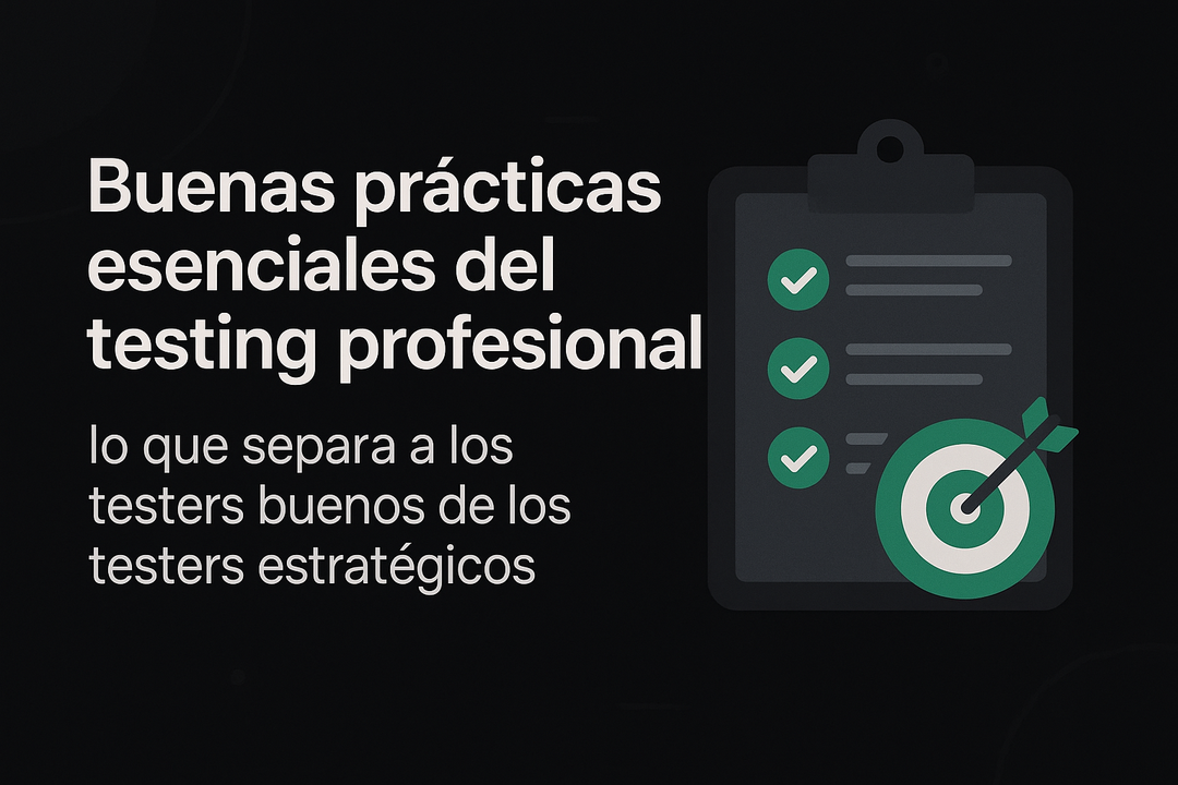 Buenas prácticas esenciales del testing profesional: lo que separa a los testers buenos de los testers estratégicos