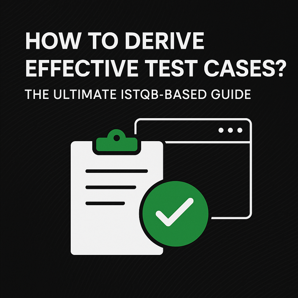 How to Derive Effective Test Cases? The Ultimate ISTQB-Based Guide