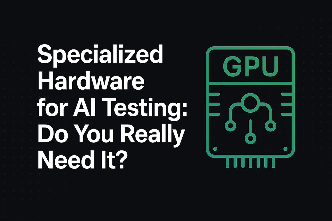 Specialized Hardware for AI Testing: Do You Really Need It?