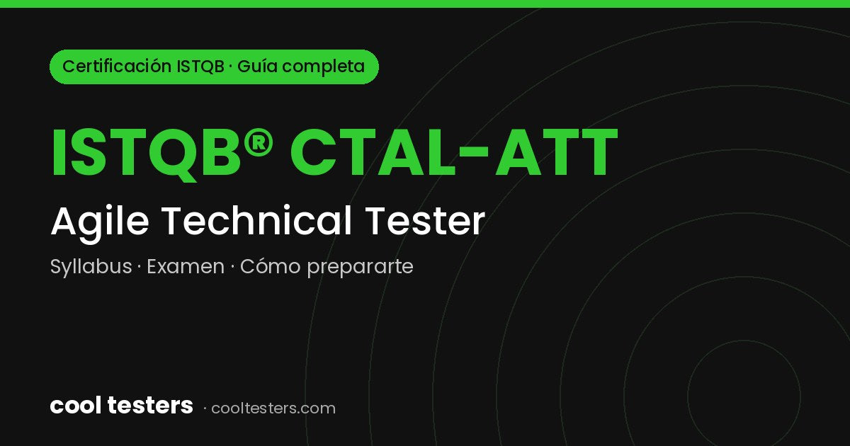 Cool Testers – certificacion istqb agile technical tester ctal att