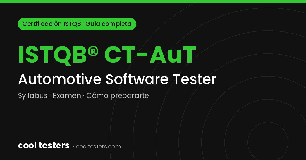 Cool Testers – certificacion istqb automotive software tester ct aut