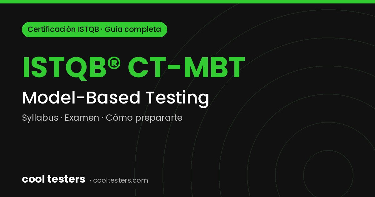 Cool Testers – certificacion istqb model based testing ct mbt