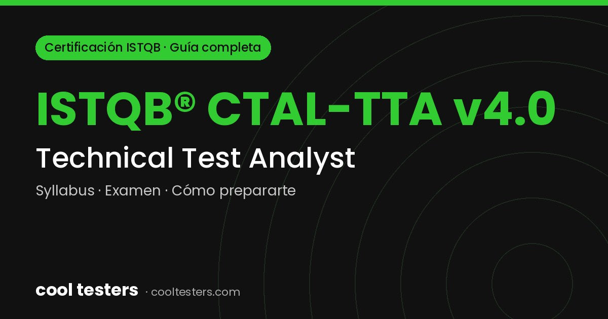 Cool Testers – certificacion istqb technical test analyst ctal tta