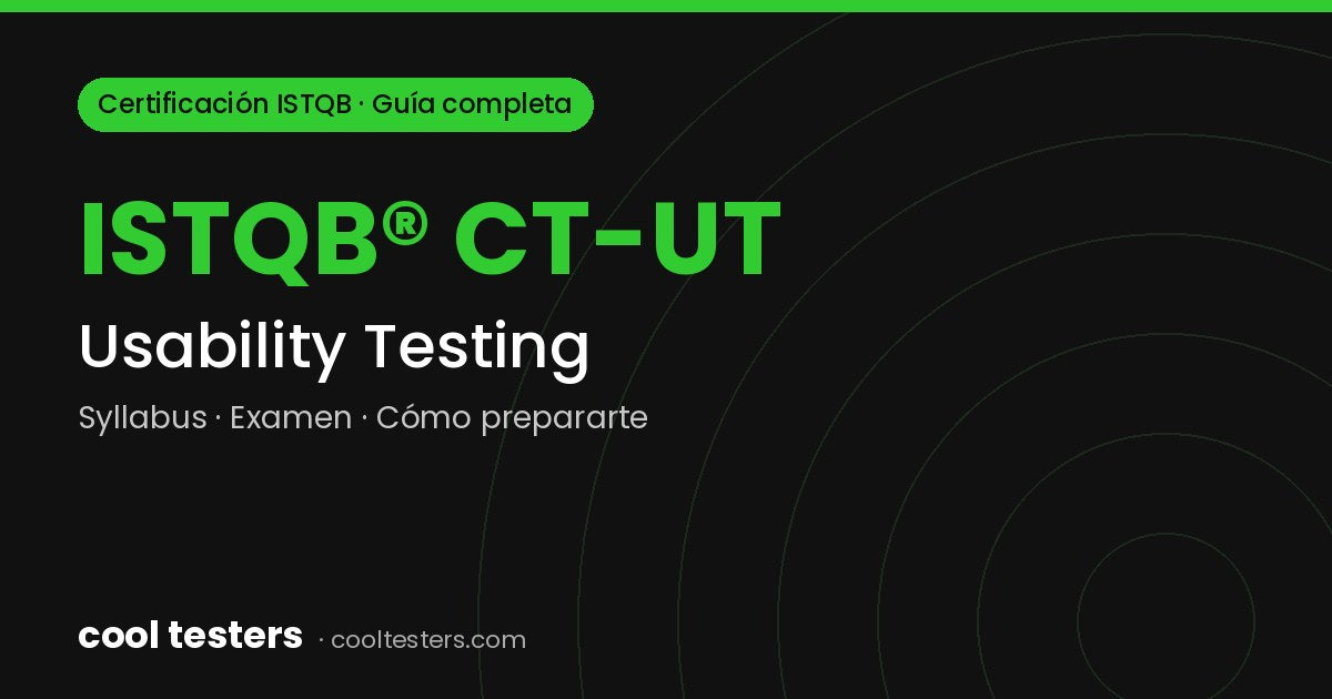 Cool Testers – certificacion istqb usability testing ct ut