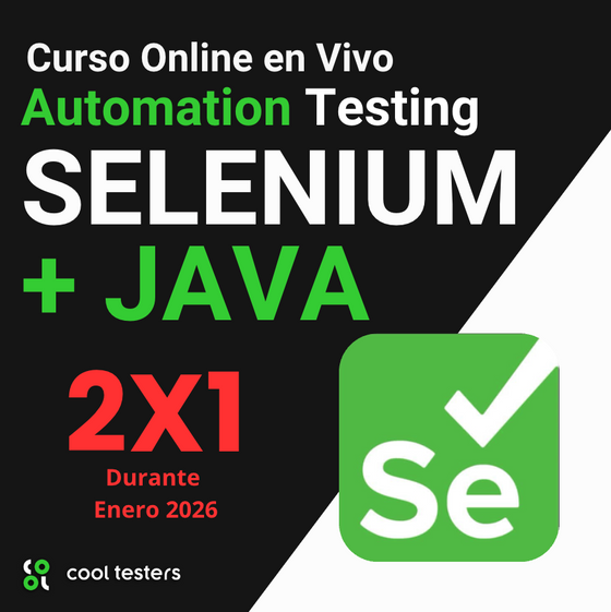 Curso de Automatización Selenium+Java - Online en Vivo