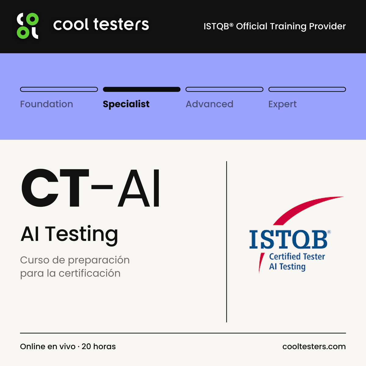Curso ISTQB AI Testing - Cool Testers