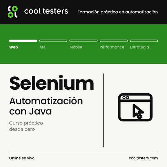 Curso de Automatización con Selenium y Java - Cool Testers