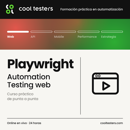 Curso Automation Testing con Playwright - Cool Testers