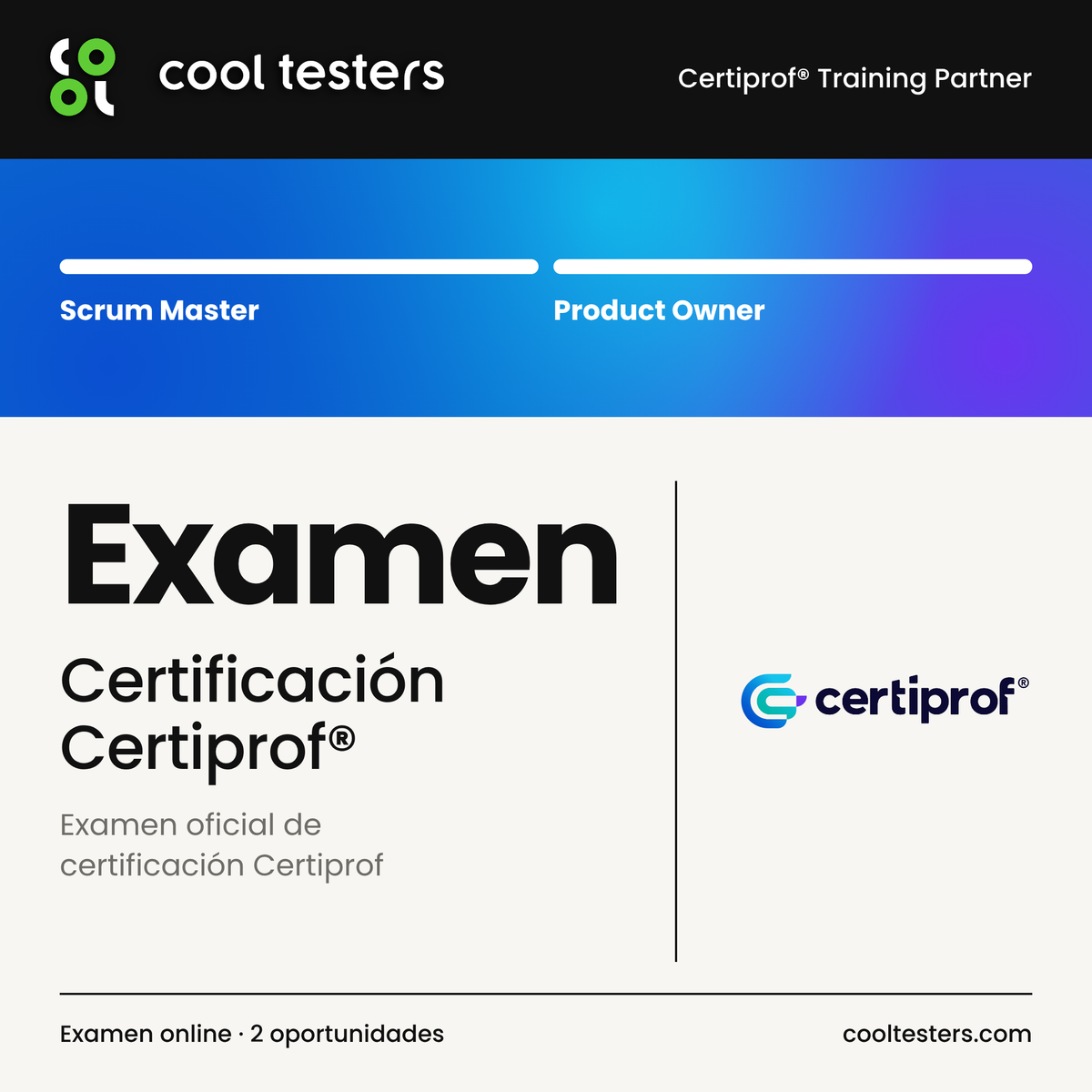 Examen de Certificación Certiprof - Cool Testers